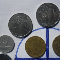 Лот монети Италия , лири, снимка 2 - Нумизматика и бонистика - 30397674