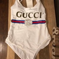 Gucci Women's Natural Fake Logo Front Swimsuit*Цял Бански Гучи ХС,С, снимка 6 - Бански костюми - 42488744