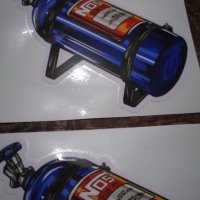 Качествен стикер лепенка за лепене нитро - глицерин бутилка за кола автомобил + подарък, снимка 1 - Аксесоари и консумативи - 30711400