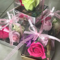 Кутия със сапунени рози 8- ми март, снимка 5 - Изкуствени цветя - 39217098