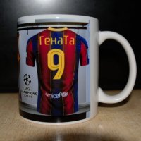 Футболна Чаша на BARCELONA с Ваше име и номер сезон 2023!Уникална фен чаша на Барселона и MESSI!, снимка 7 - Фен артикули - 31262851