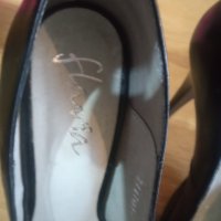 Черни елегантни обувки естествена кожа 37 номер, снимка 4 - Дамски обувки на ток - 38392237