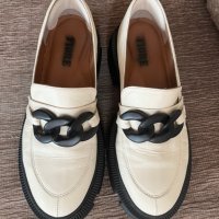 Мокасини на дебела подметка, естествена кожа, снимка 2 - Дамски ежедневни обувки - 42035001