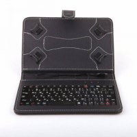 Калъф с клавиатура за таблети 7 инча – micro USB с щипки, снимка 3 - Таблети - 32207819