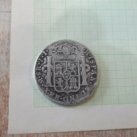 Испанска монета "8 реала - Фердинанд VII - 1821 г.", снимка 1 - Нумизматика и бонистика - 31855689