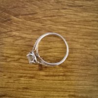 Сребърен пръстен с цирконий, снимка 3 - Пръстени - 39360269