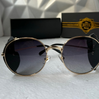 Dita 2023 мъжки дамски слънчеви очила кръгли с кожа 3 цвята, снимка 6 - Слънчеви и диоптрични очила - 44701012