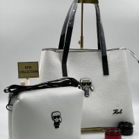 Karl lagerfeld дамска чанта стилна лукс код 201, снимка 3 - Чанти - 40632413