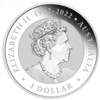 Сребърна монета Ему 1$ Австралия 2023, снимка 2 - Нумизматика и бонистика - 44664444