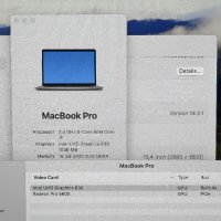 MacBook Pro 15`Core i9-9880H/16GB RAM/512GB SSD/AMD Pro 560X-4GB/Бат 8ч, снимка 5 - Лаптопи за работа - 44435568