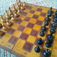 Дървен шах , снимка 7 - Шах и табла - 44728264