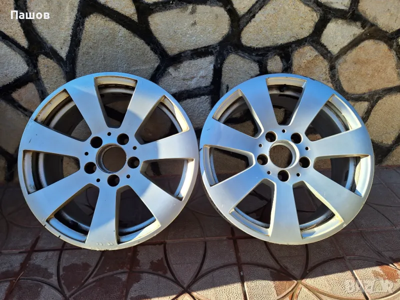 Алуминиеви джанти 16" за Мерцедес с 2 бр гуми зимни, снимка 1