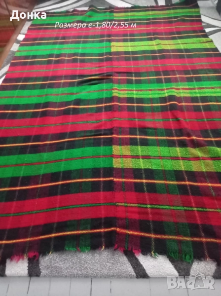 Родопско вълнено одеяло 100% вълна, снимка 1