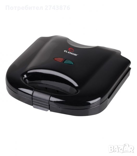 САНДВИЧ ТОСТЕР EK-7061 M - тостер за сандвичи ЕЛЕКОМ, снимка 1