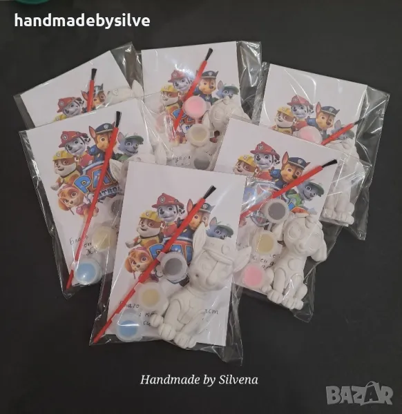 гипсови фигурки за оцветяване Пес патрул, снимка 1