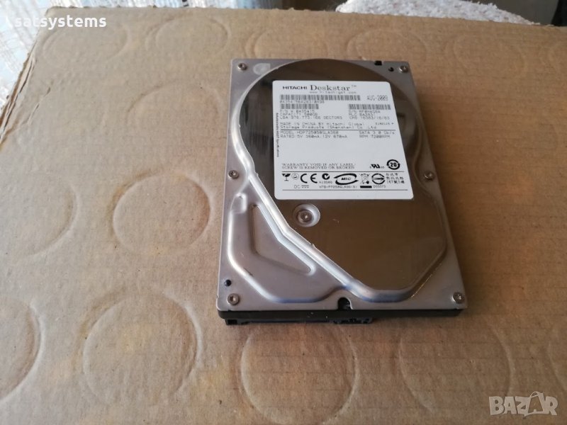  Хард диск Hitachi HDP725050GLA360 500GB SATA 3.0Gb/s , снимка 1