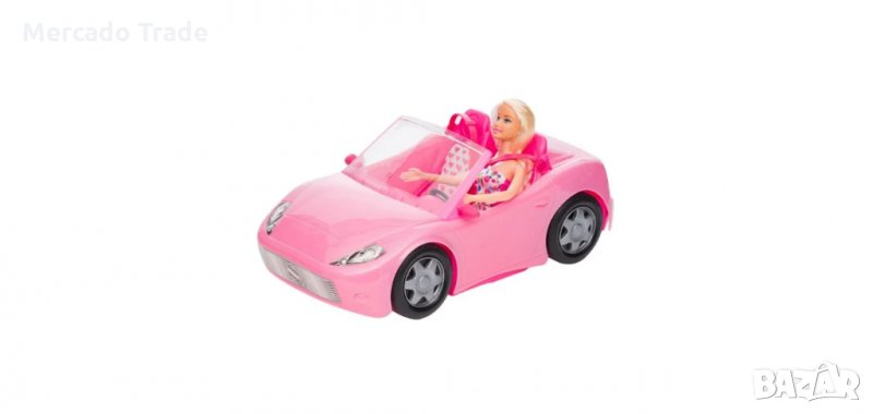 Кукла Бети с  розов кабриолет, снимка 1