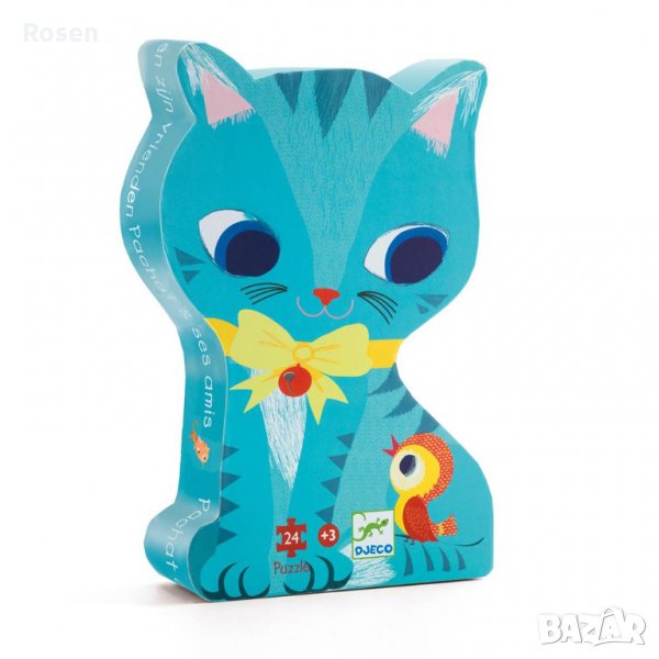 Пъзел Джеко Синьо Коте, марка DJECO, снимка 1