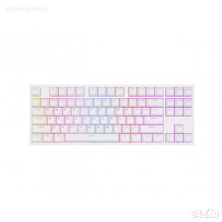 Genesis Gaming Keyboard Thor 404 TKL Геймърска клавиатура, бяла, снимка 1