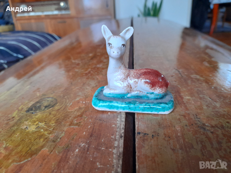 Стара порцеланова фигура,сърничка #5, снимка 1