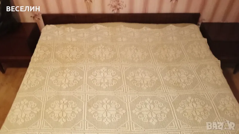 Продавам ръчно плетени покривки, снимка 1