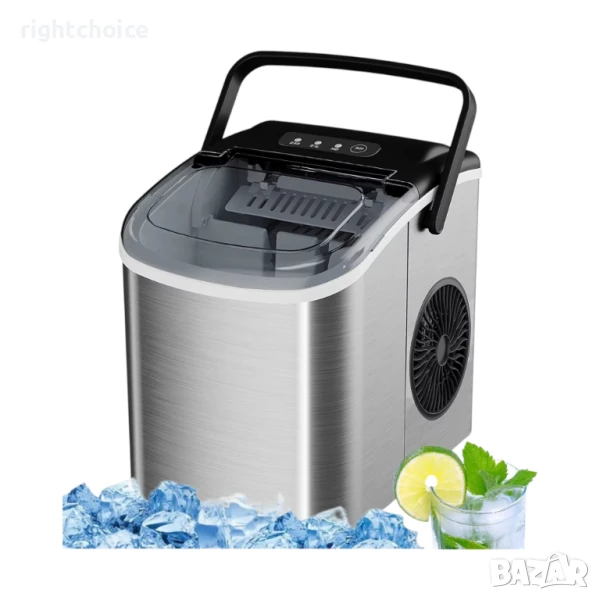 НОВ С гаранция Инокс Ледогенератор Лед генератор Машина за Лед Ледарка, снимка 1