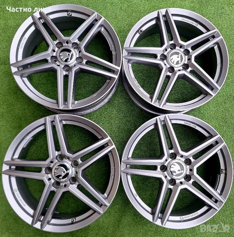 Продавам 4бр 17-ки джанти за Шкода Октавия, Супърб, Карок , снимка 1