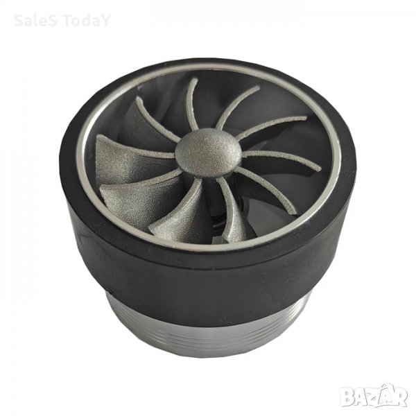 Турбо вентилатор за въздуховод, сив, снимка 1