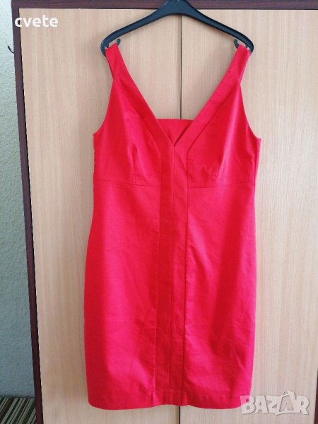 Червена дамска рокля, снимка 1
