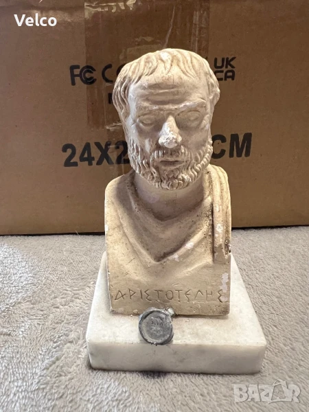 мраморна статоетка Аристотел, снимка 1