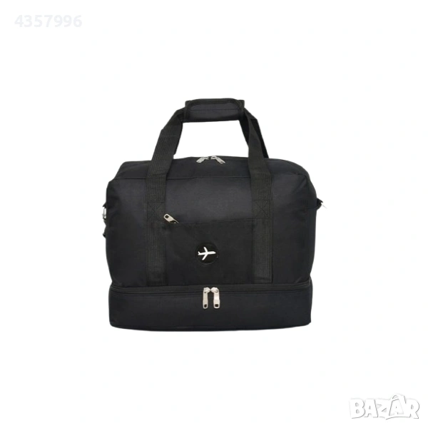 Чанта за ръчен багаж, 2854, Текстил, Черен , снимка 1