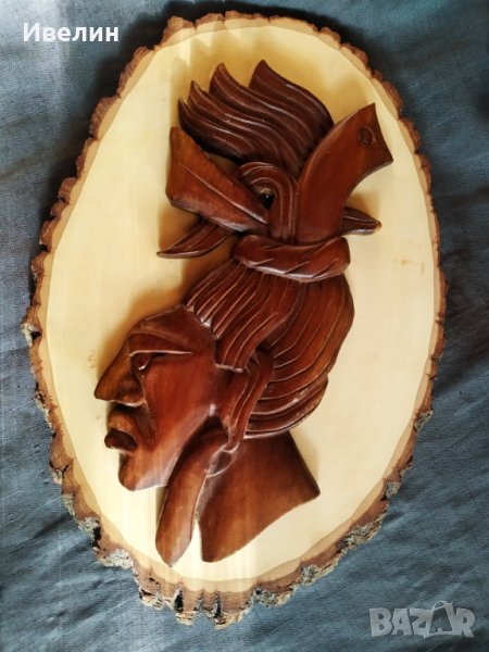 дървена декорация за стена, снимка 1