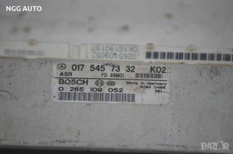 Модул ABS, ASR за Mercedes-Benz A 017 545 73 32 K02 Bosch 0 265 109 052, снимка 1