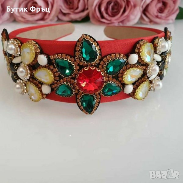 Диадема адел цветна, снимка 1