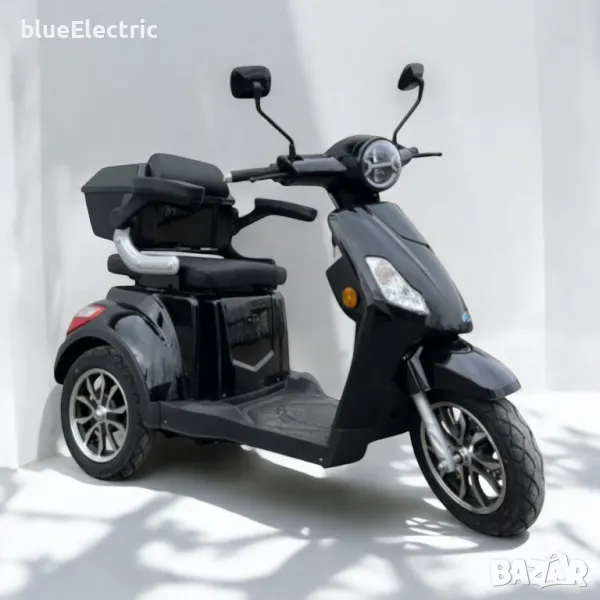 Електрическа Триколка blueElectric BM1-LUX 2000W | 60V | 24Ah | BLACK, снимка 1