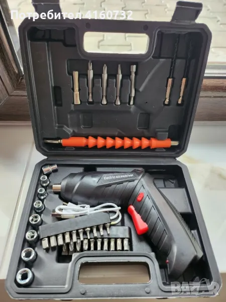 Акумулаторна електрическа бормашина, снимка 1