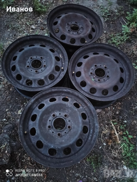 Железни джанти 16 цола бмв 2броя, снимка 1