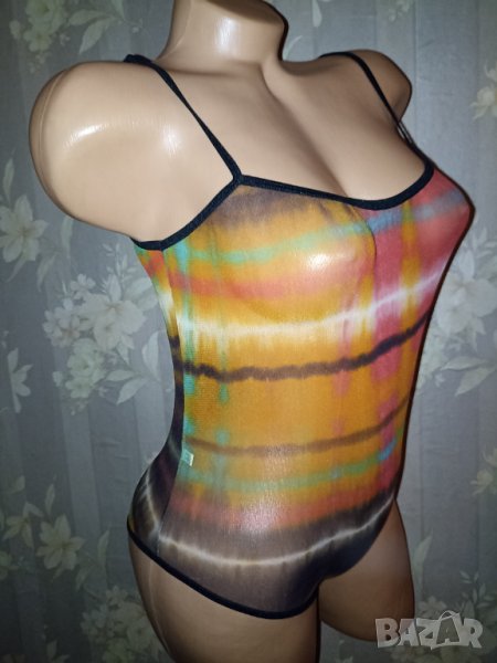Боди от тюл в преливащи се цветове С,М, снимка 1