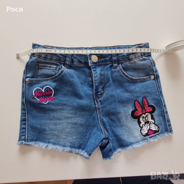 Дънкови панталони Мими Маус, снимка 1