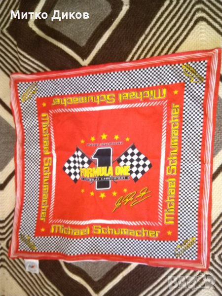 Michael Schumacher Formula1 World Champion 50x47cm бандана, снимка 1