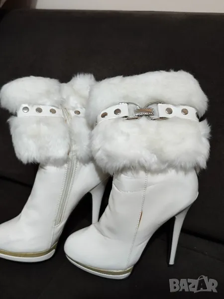 Дамски ботуши на ток, 38, снимка 1