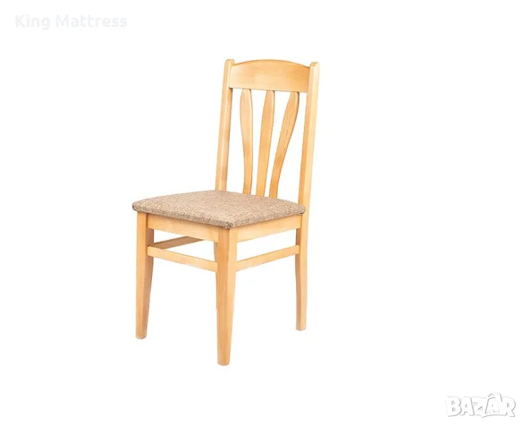 Трапезен стол Амазон от масивен бук, снимка 1