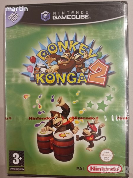 Nintendo GameCube игра Donkey Konga 2, НОВА (sealed), снимка 1