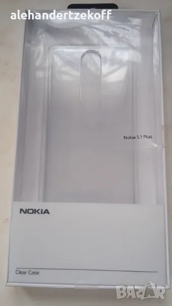 Предпазен калъф Nokia Clear за Nokia 5.1, Прозрачен, снимка 1