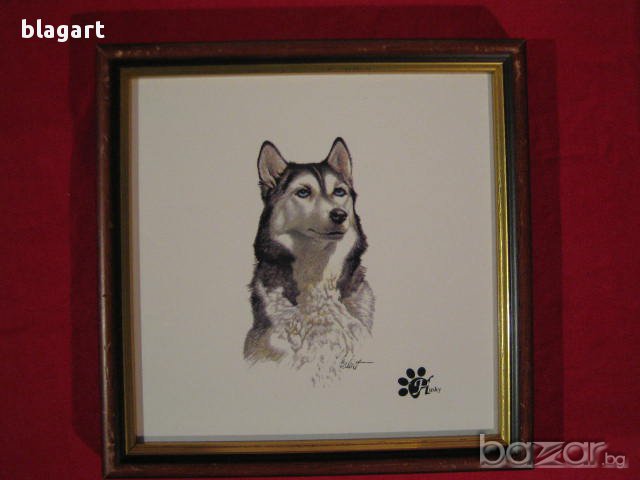 серия картини 4бр. -"Кученца", снимка 1