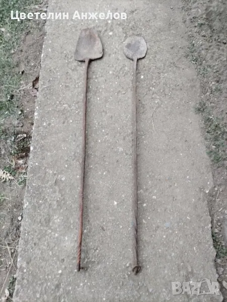 Метални лопати за пещ , снимка 1
