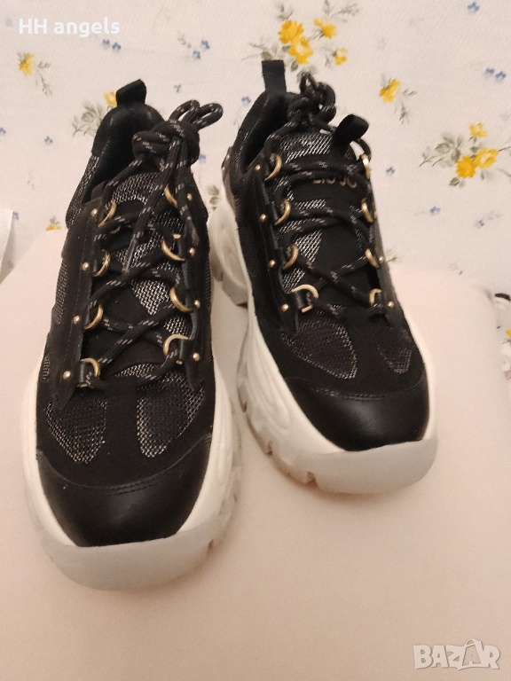 Liu Jo Wave черни сникърси на платформа, снимка 1