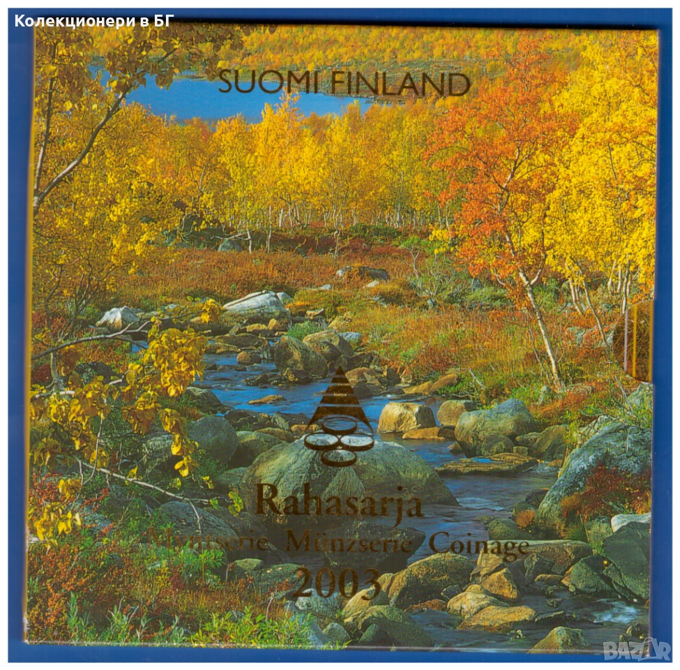 СЕТ ЕВРОМОНЕТИ И ПЛАКЕТ ОТ ФИНЛАНДИЯ 2003 ГОДИНА, снимка 1