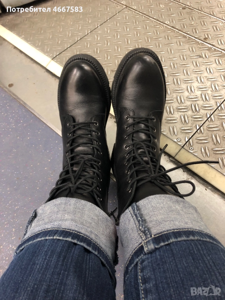 Кожени кубинки класически, снимка 1