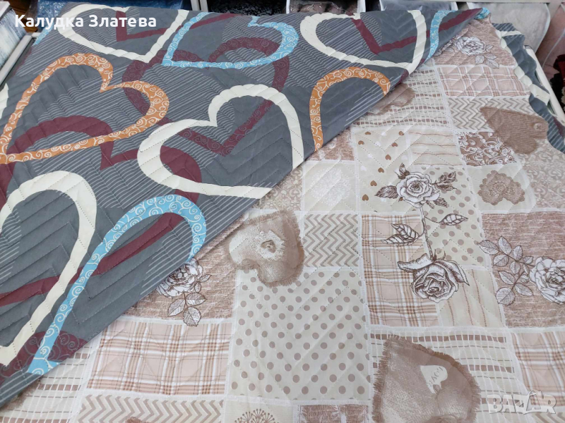 Двулицеви капитонирани шалтета , снимка 1